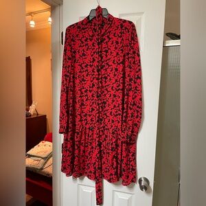 Dress, black and red.